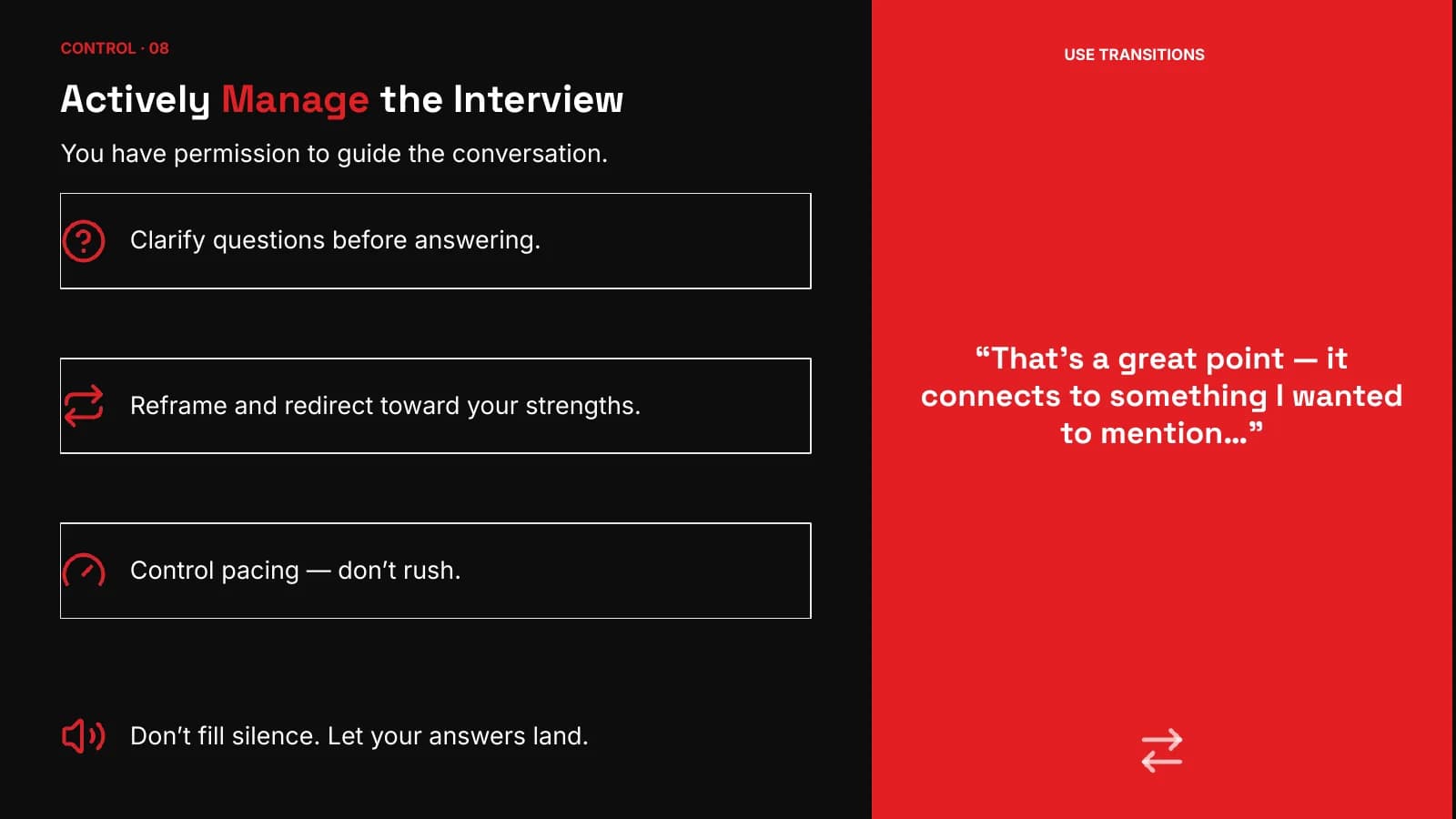 Interview Roleplays Live agenda page 8 of 15